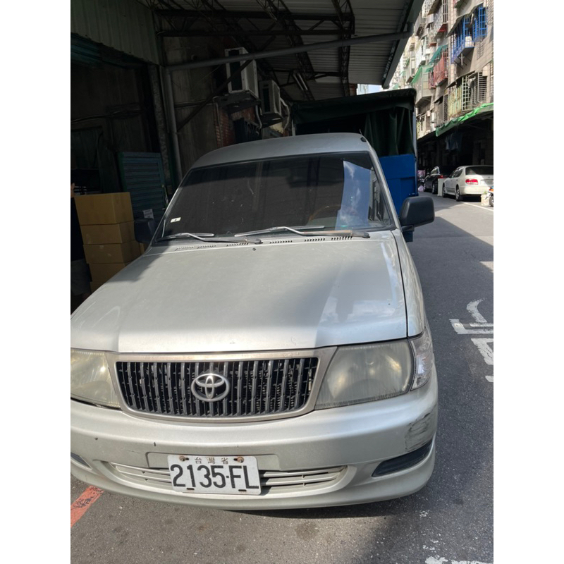 Toyota 貨車 新北 蘆洲 ZACE 2003 瑞獅 豐田 中古車 箱型車 二手車 自排 自售 五人座 銀色