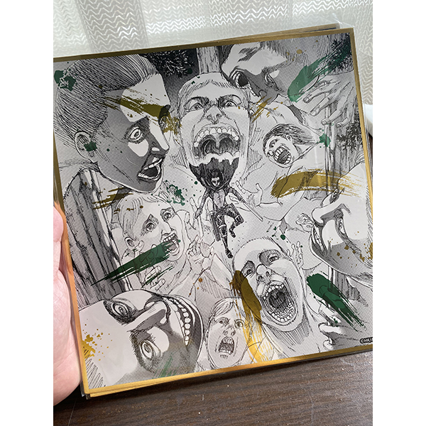 正版 進擊的巨人展 FINAL 色紙 兵長 里維 艾蓮 女巨人 亞妮萊納 艾倫 final展 進擊的巨人展 相卡