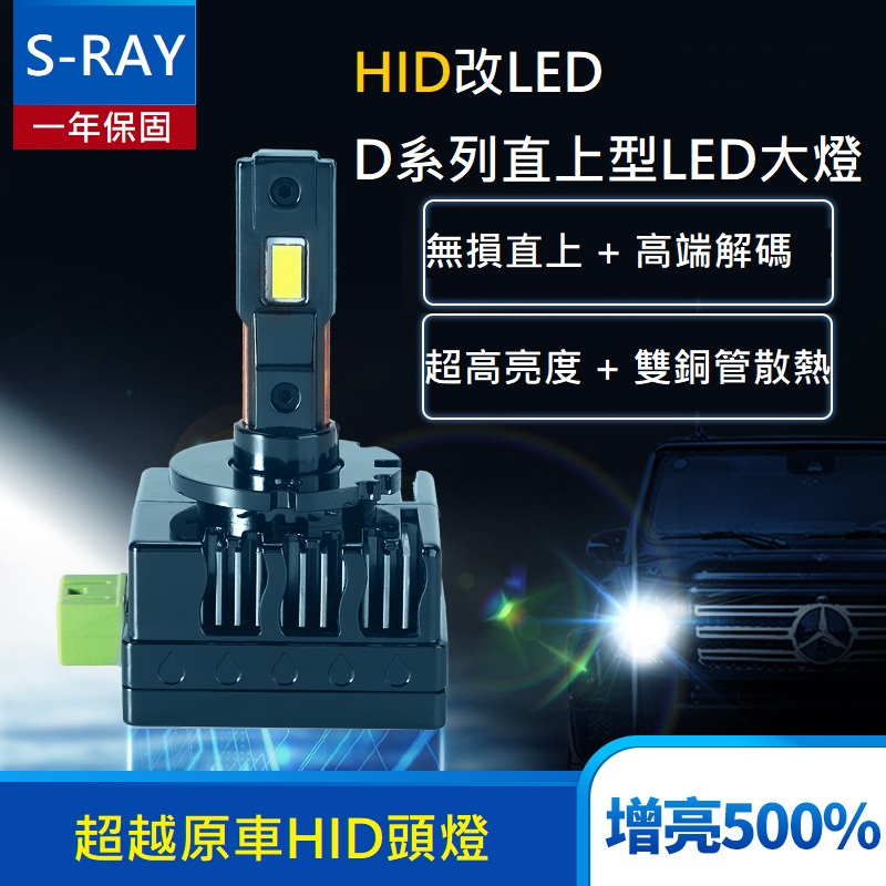 王者之光 HID直上型LED大燈 D1S D1R D2S D2R D3S D3R D4S D4R