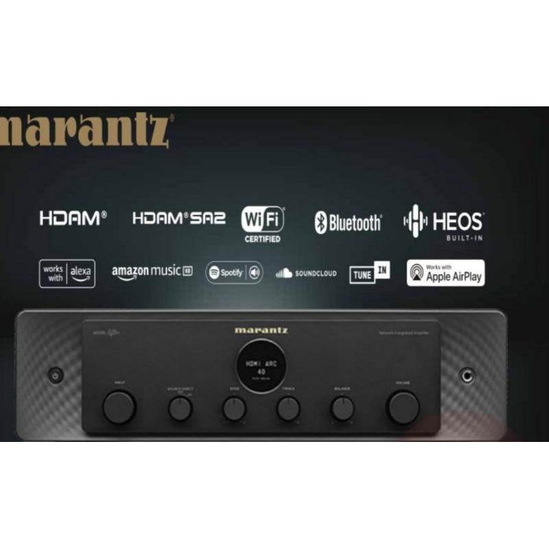 孟芬逸品日本Marantz MODEL 40N 數位串流 HDMI/ARC 兩聲道綜合擴大機