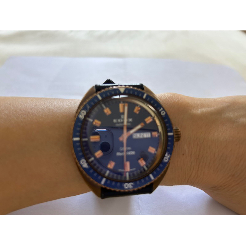 尋回沉船的歷史價值 EDOX Delfin Fleet 1650限量紀念青銅腕錶，藍寶石水晶鏡面防水，全球限量200只