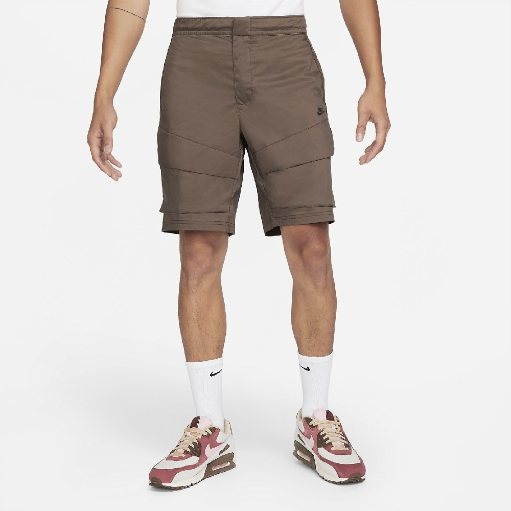 S.G Nike 短褲 NSW Tech Pack DD6589-004 咖啡 拉鍊口袋 抽繩 機能 工裝 男款
