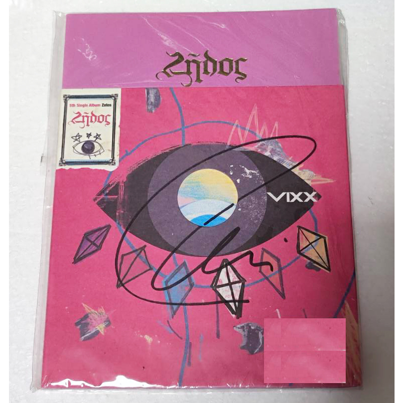 VIXX Official Autographed CD Ravi Zelos 5 th Single Album