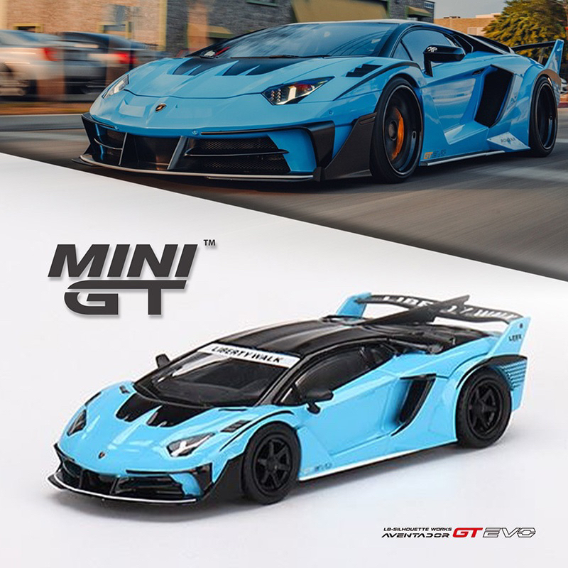 &lt;阿爾法&gt;MINI GT No.494 Lamborghini LB WORKS Aventador GT EVO