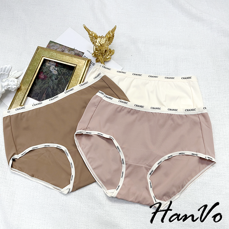 【HanVo】運動風舒適透氣冰絲內褲 透薄自在冰絲涼感內褲 獨立包裝 流行少女內褲 內著 5667