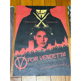V怪客 V for Vendetta 牛皮紙海報