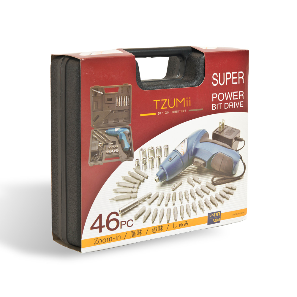 【生活工場】TZUMii 多功能電動工具套組 手工具組 電鑽 電動起子 起子配件