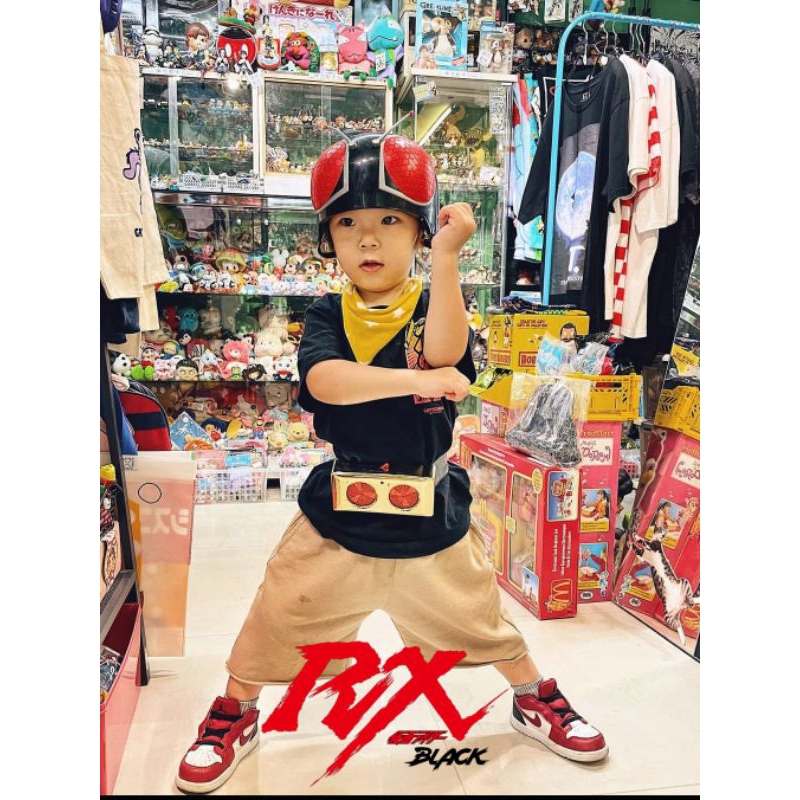 ⭐喔啦玩具店⭐假面騎士 BLACK RX 頭盔 變身 腰帶 1988年 日本製 小朋友 兒童 BANDAI 非安全帽