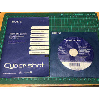 SONY CYBER-SHOT DSC-T700 原裝應用程式 英文說明書 讓收藏更完整