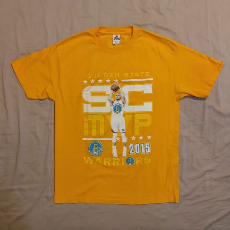 NBA stephen curry 2015 vintage tshirt 咖哩大神 勇士 球衣 30 T