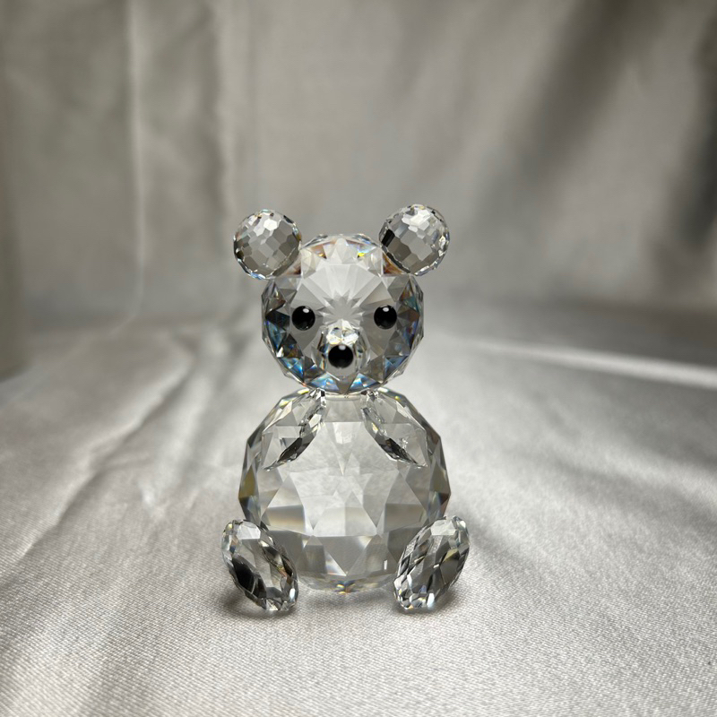 【SWAROVSKI 絕版水晶收藏】Art7637 054 000 動物系列—害羞小熊