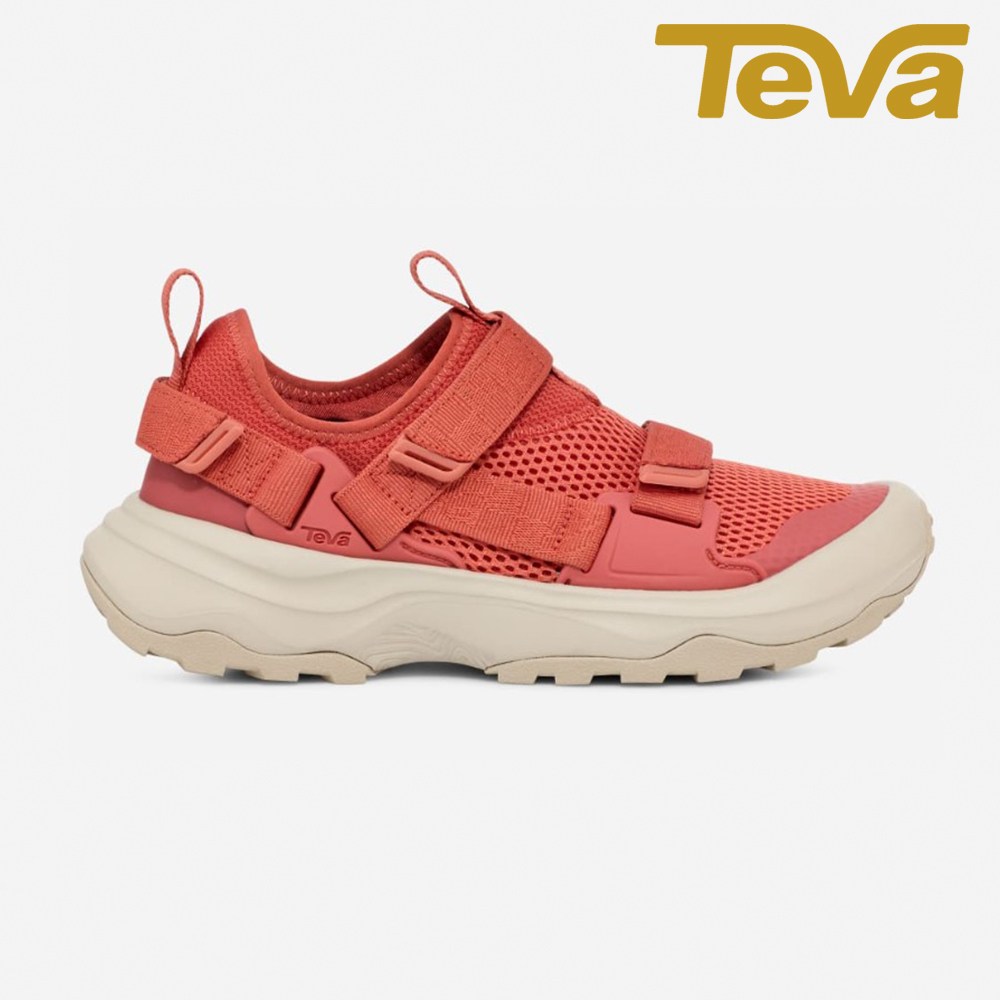 新品【TEVA】女_護趾涼鞋 #1141031 粉橘色 (Outflow Universal) 水陸兩棲鞋/涼鞋/休閒鞋