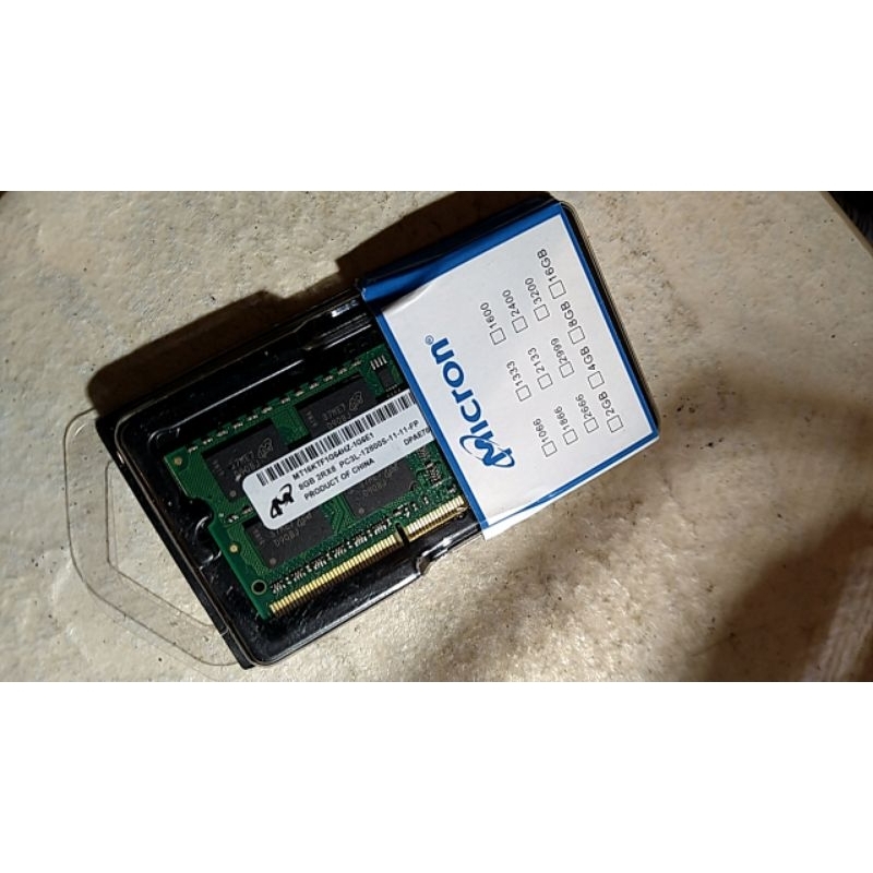 〔▔へ ▔“  «凸»　Micron  美光  Crucial  筆電低電壓超頻記憶體  DDR3L–1866  8GB