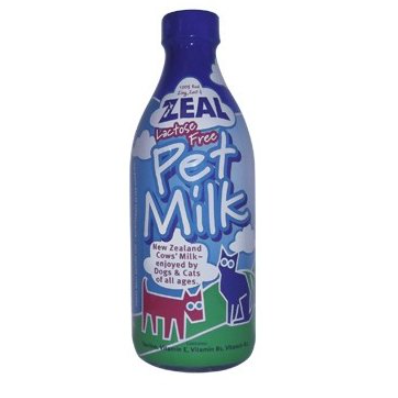 【ZEAL 紐西蘭】犬狗貓專用 零乳糖鮮乳 大瓶  1000ml 寵物牛奶 不含乳糖