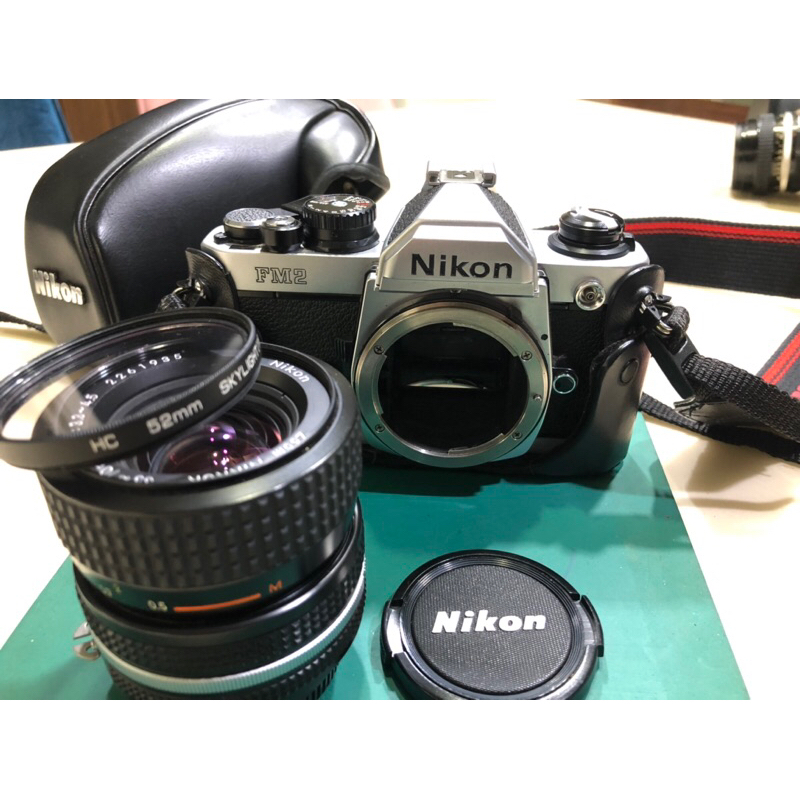 NIKON FM2 經典款全機械單眼相機 二手九成九新 （附贈鏡頭相機套保護鏡）