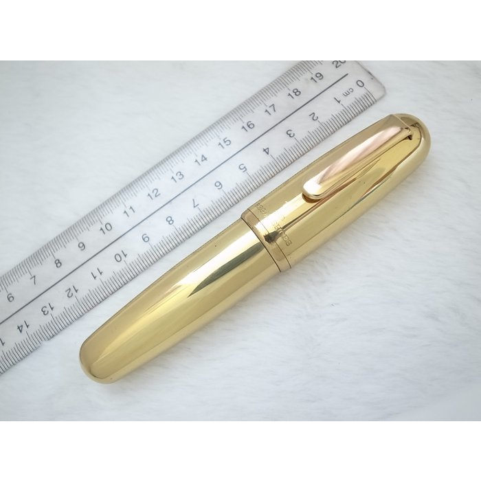 B338 REGAL SHOES 日本製 金色大型鋼珠筆(粗桿)(全銅)(7成新無凹)