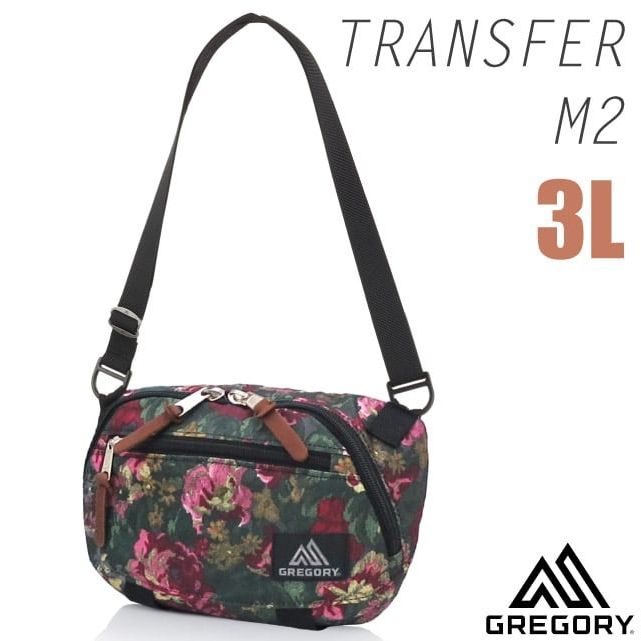 【美國 GREGORY】斜背包3L Transfer M2.肩背包.日用肩背休閒袋.隨身側背包_花園油彩_146503