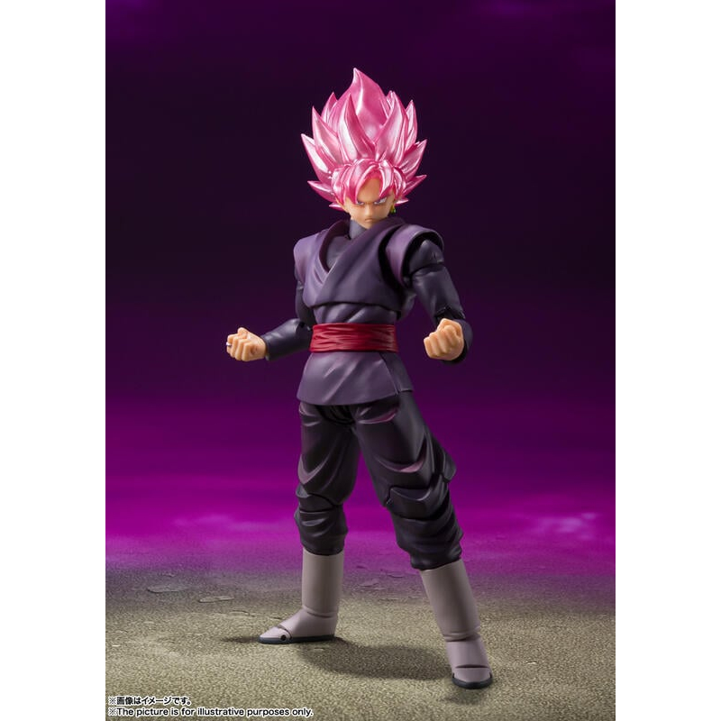 老夆玩具【現貨】代理版 BANDAI 萬代 S.H.F 七龍珠 黑悟空 超級賽亞人桃紅 Goku Black