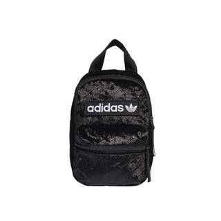 <MXX> 100%公司貨 Adidas Originals BP Mini 黑 絨毛 迷你後背包 ED5872 男女款