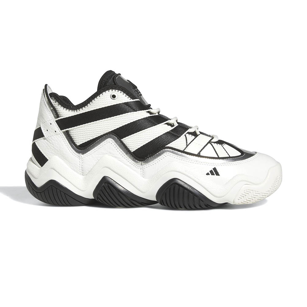Adidas Top Ten 2010 男鞋 黑白銀色 經典 復古 皮革 緩震 運動鞋 籃球鞋 HR0099