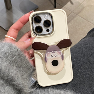 ⭐韓國ins風⭐ Gromit 奶白掌門狗 矽膠軟殼 防摔 全包 手機殼 蘋果手機殼 Apple保護殼 保護套