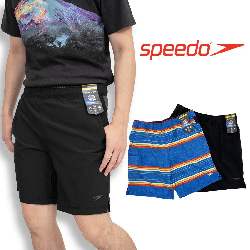 售完即絕 夏天必備 Speedo 防曬 泳褲 彈性 防水 透氣 現貨 短褲 抽繩短褲 #9120