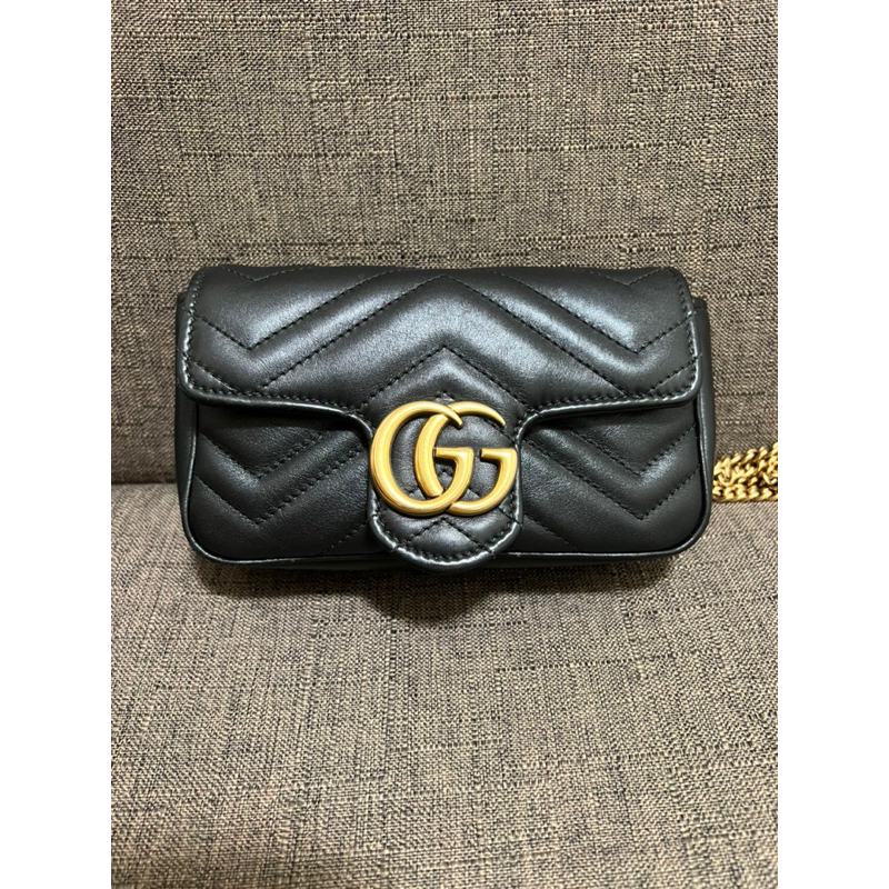 Gucci marmont super mini(黑色)