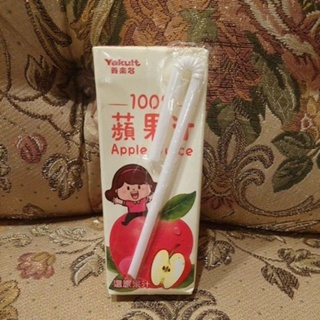 養樂多 蘋果汁 100%蘋果汁 200ml 2024/08/30