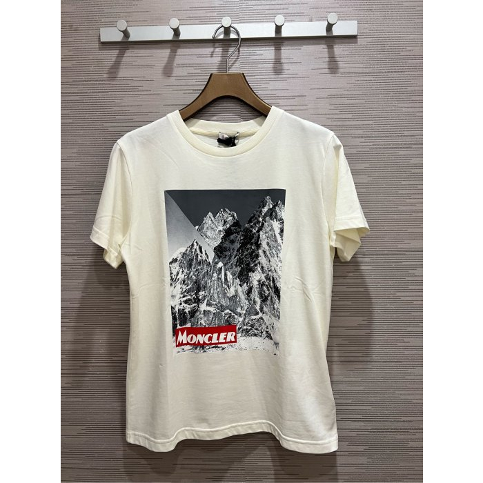 moncler雪山 LOGO T恤 短袖 短T