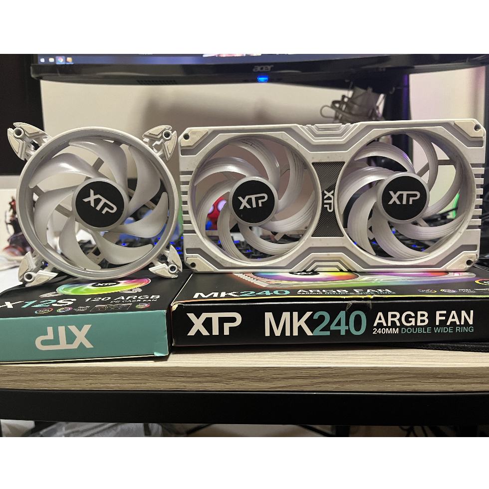 二手良品XTP X12S 120 ARGB 風扇、XTP MK240 120 ARGB 風扇