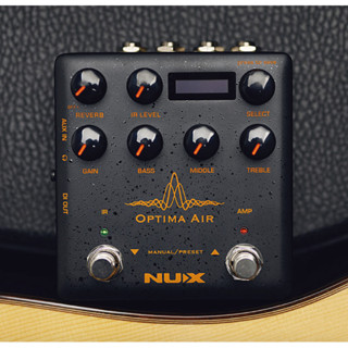 【玖的樂器】全新 免運 公司貨 Nux Optima Air 單顆 電、木吉他 專用 Preamp DI 效果器