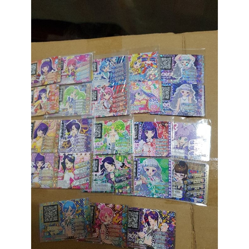 星光樂園pripara偶像時間台版小卡片 加分卡 頭飾 好友卡 秀香幸多滿唯With真中菈菈妮諾音美莉卡露璐雷歐娜SRN