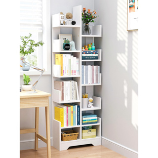 簡易兒童書架 靠墻落地小型網紅置物架 簡約現代家用書櫃家用收納架