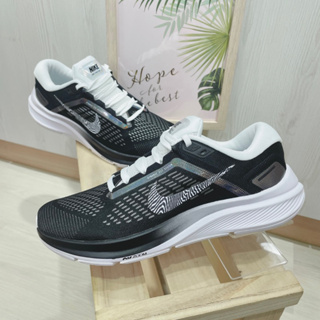 Double AK NIKE AIR ZOOM STRUCTURE 24 DX9626-001 黑色 女鞋 慢跑鞋 氣墊