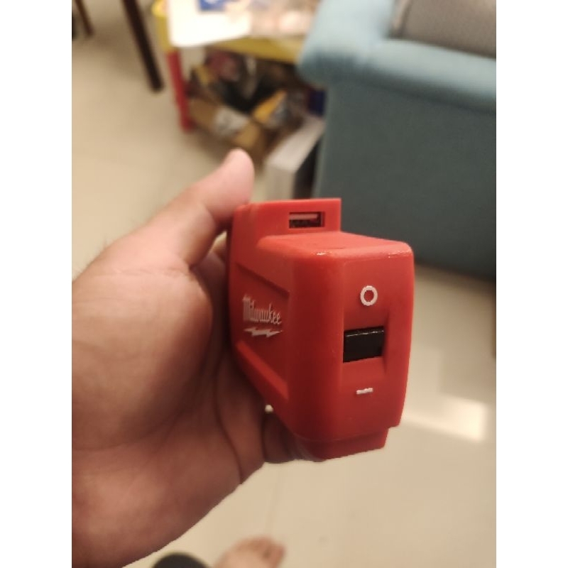 米沃奇 M18 電池 原廠電源轉接USB DC