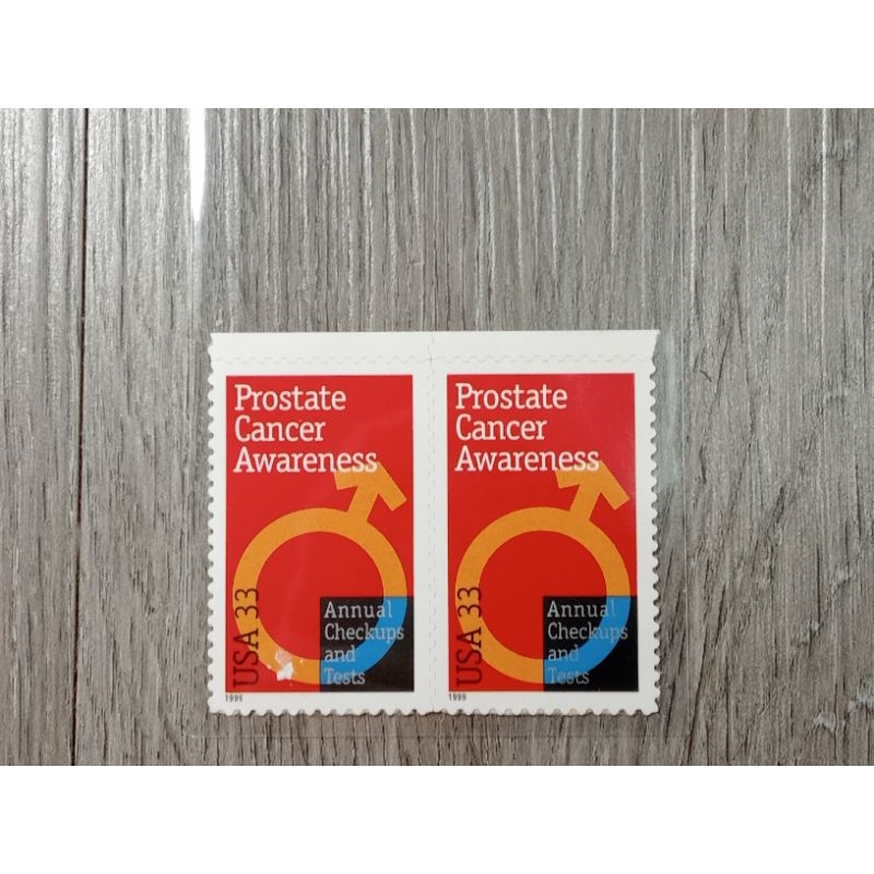 美國郵票24-每張0.33美元×2張-共0.66美元=20台幣（用匯率1：30算）