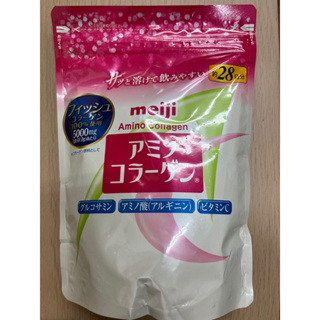 現貨 日本代購 Meiji Amino 全新明治膠原蛋白粉 粉色 28日份