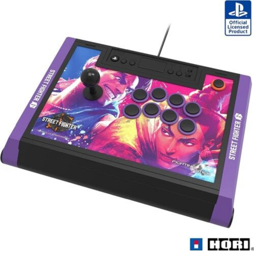 全新 PS5/PS4/PC HORI SF6 格鬥大搖桿 α 快打旋風6 SPF-033