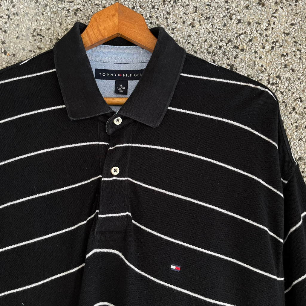 [Oldman Vintage]Tommy Hilfiger POLO衫 復古 短袖 古著 XL號 TS11