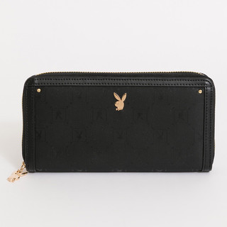 PLAYBOY - 拉鏈長夾 Brilliant系列 - 黑色/511-3119-09-3 $3080