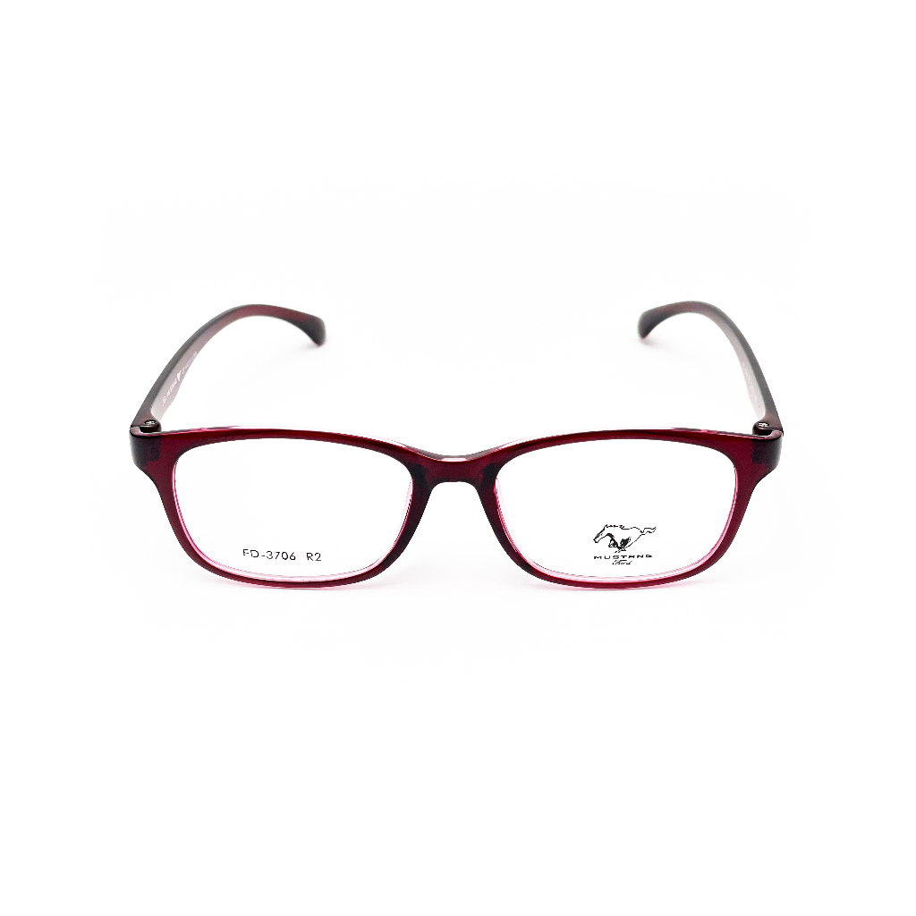 【全新特價】FORD MUSTANG 福特野馬 FD3706 R2 塑鋼鏡框眼鏡 光學鏡架 紅色