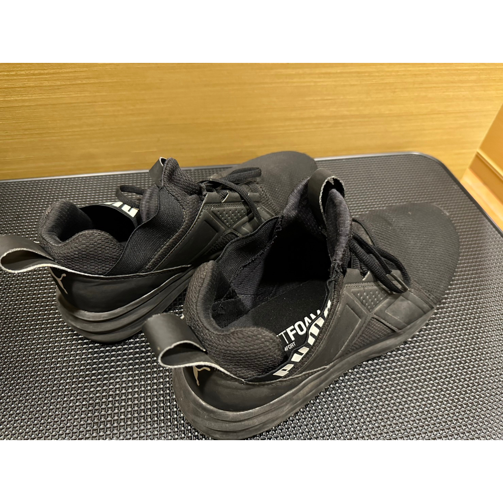 PUMA 男生 男性 二手鞋 運動鞋 休閒鞋 US10.5 Enzo Sport 跑鞋 跑步鞋 黑色
