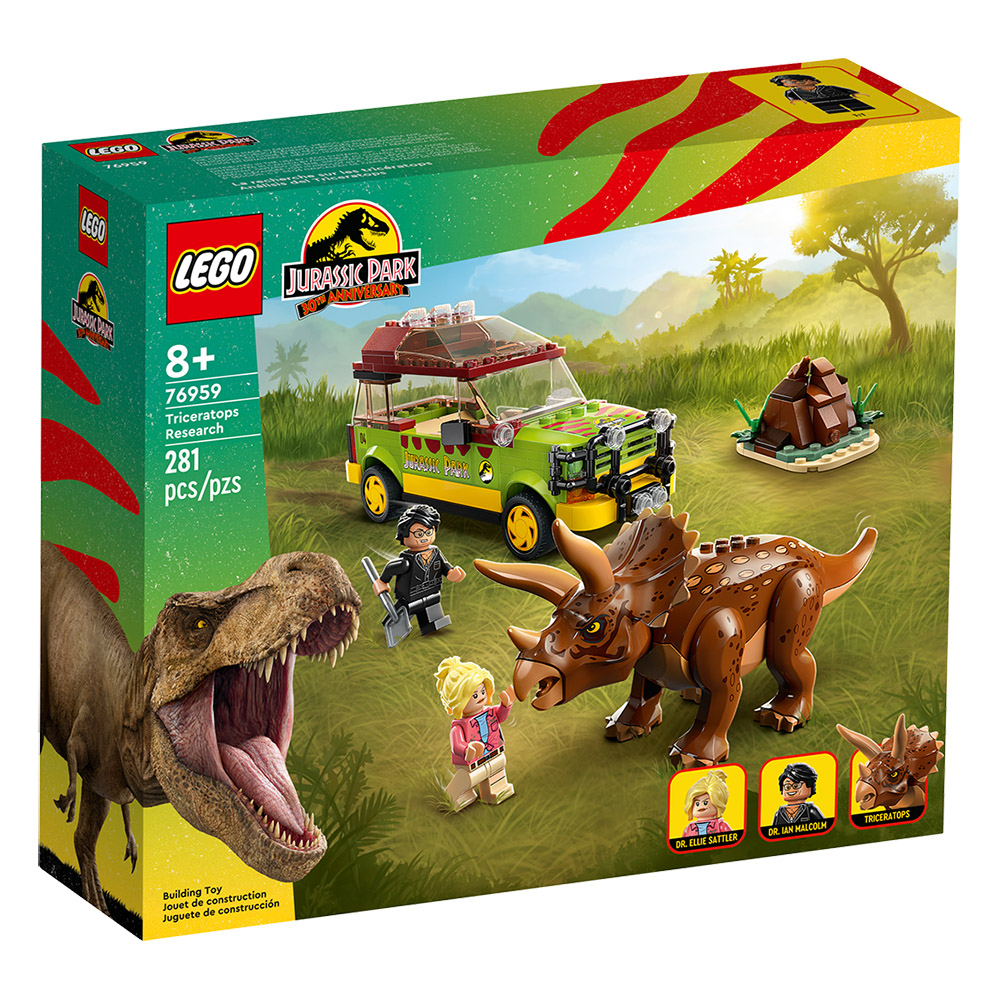 LEGO樂高 LT76959 Jurassic World系列 Triceratops Research​
