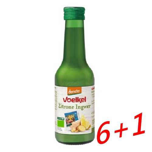 Voelkel 維可 檸檬薑汁 200ml/瓶(買6送1)