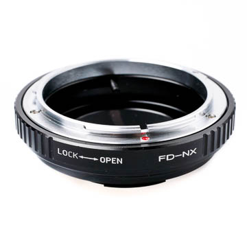 可調光圈 Canon FD FL老鏡頭轉Samsung NX機身轉接環 NX200 NX210 NX300 NX1000