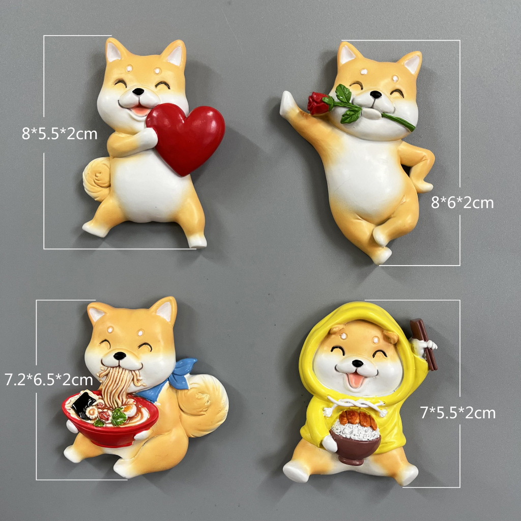 柴犬大學 柴犬立體磁鐵 冰箱貼 柴犬冰箱貼 柴柴磁鐵 擺飾 擺件 柴柴 柴犬公仔 柴犬周邊 柴犬禮物 療癒小物