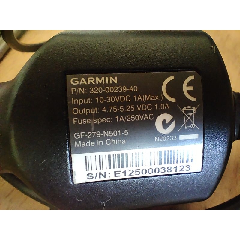 GARMIN 原廠 車充線 MiniUSB