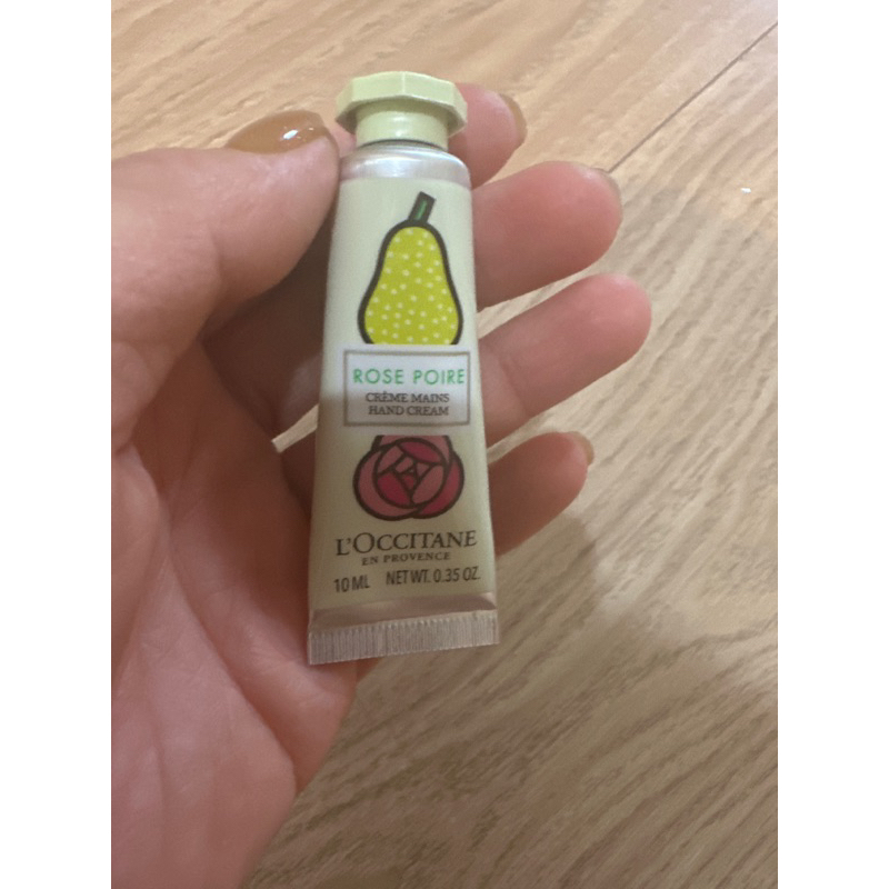 歐舒丹loccitane洋梨玫瑰護手霜10ml