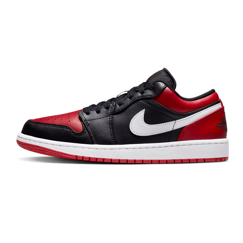 Air Jordan 1 休閒鞋 Low Alternate Bred Toe 黑紅 男鞋 553558-066