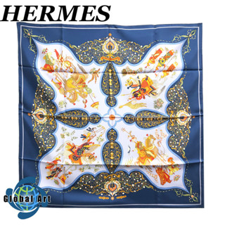 法國百年名牌全新HERMES Poesie Persane永恆之詩圖樣 100%真絲 仕女最愛女用絲巾原廠簡單包裝及提袋